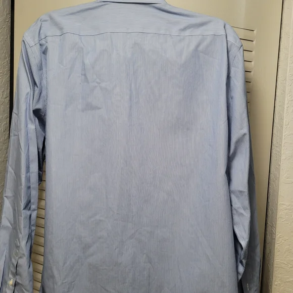 Banana Republic Blue Dress Shirt Classic Cotton - Picture 3 of 3
